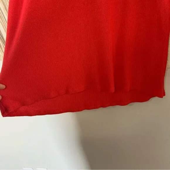 AERIE Real Soft Apres Ski Long Sleeve Thermal Tee To Be Continued Red Medium - Picture 5 of 12